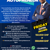 Affiche publicitaire. Br, ing, Identit, Graphic Design, Social Media Design, and Web Design project by Ibrahima Bamba - 12.30.2024