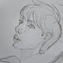 Mi proyecto del curso: Sketchbook de retrato: explora el rostro humano. Artistic Drawing, Drawing, Portrait Drawing, Sketchbook, and Sketching project by Paula Olivares - 12.30.2024