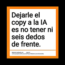 Proyecto Final. Un progetto di Pubblicità, Comunicazione, Cop, writing, Stor e telling di kovok.81 - 31.12.2024