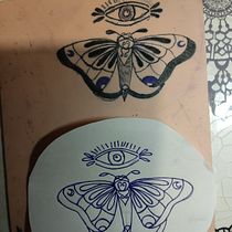 Polilla . Un progetto di Design di tatuaggi di Sara Mutanttee - 02.01.2025