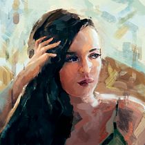 Final project for Digital Portraits. Digital Painting project by Kristina Kelson - 01.03.2025