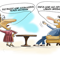 Mein Abschlussprojekt zum Kurs "Grafischer Humor für Anfänger". Ilustração digital projeto de astro- - 03.01.2025
