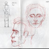 TRABAJOS DEL CURSO Ein Projekt aus dem Bereich Bildende Künste, Zeichnung, Bleistiftzeichnung, Realistische Zeichnung, Anatomische Zeichnung und Skizzenentwurf von Adrián Exeni - 03.01.2025