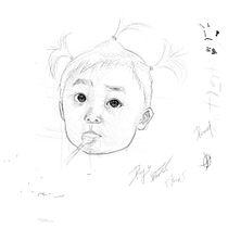 Lunch time ;). Artistic Drawing, Drawing, Portrait Drawing, Sketchbook, and Sketching project by bennaklub - 01.04.2025