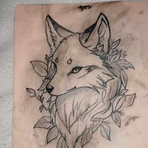Kitsune tattoo . Un progetto di Design di tatuaggi di tccarreira15 - 06.01.2025