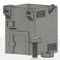Un poco fueraa de contexto!. Een project van 3D,  3D-ontwerp, Productontwerp,  3D-modellering e Industrieel ontwerp van judabad22 - 07.01.2025