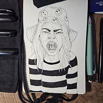enough is enough. Artistic Drawing, Drawing, Portrait Drawing, Sketchbook, and Sketching project by Elio De Filippo - 01.07.2025