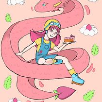 Dragon Girl. Projekt z dziedziny Projektowanie postaci, R, sunek c, frow, Ilustracja c, frowa, Trad, c, jna ilustracja i Manga użytkownika karla_islas_fdz - 07.01.2025