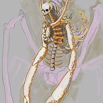 Fantasy Sketchbook: My Psychedelic Undead Crabmaid. Criatividade, Desenho, Ilustração tradicional, Sketchbook e Ilustração digital projeto de jesse_cizauskas - 08.01.2025