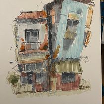 My House Ein Projekt aus dem Bereich Architektonische Illustration, Zeichnung, Illustration mit Tinte, Sketchbook und Skizzenentwurf von elinatoole - 08.01.2025