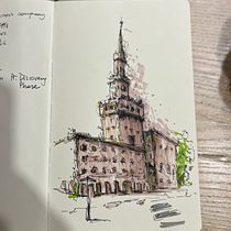 Opole Poland Ein Projekt aus dem Bereich Architektonische Illustration, Zeichnung, Illustration mit Tinte, Sketchbook und Skizzenentwurf von Konstancja Tanjga - 09.01.2025
