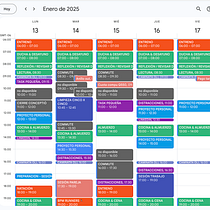 AGENDA - PRUEBA 1. Creative Consulting, Design Management, Marketing, Management, and Productivit project by Sofía Contreras-Paredes - 01.09.2025