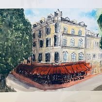 Mein Abschlussprojekt für den Kurs: Architektonische Zeichnung mit Aquarell und Tinte. Drawing, Watercolor Painting, Architectural Illustration, Sketchbook, Ink Illustration, and Sketching project by loreen23 - 01.12.2025