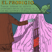 El prodigio. Projekt z dziedziny Komiks, Trad, c, jna ilustracja, Ilustracja c i frowa użytkownika Dragón de Biblioteca - 12.01.2025