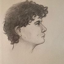 Not just a face. Artistic Drawing, Drawing, Portrait Drawing, Sketchbook, and Sketching project by Mafe Carrera - 01.14.2025