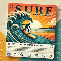 Título: 5 Razones por las que el Surf es Más que un Deporte. Un projet de Intelligence Artificielle , et Création de Contenu avec IA de Aurora Romero perez - 15.01.2025