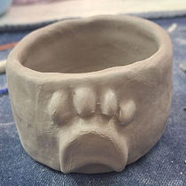 Cuenco gatito. Arts, Crafts, Decoration, DIY, and Ceramics project by Maria Belen Cabrera - 01.16.2025