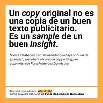Copywriting para copywriters. Un progetto di Pubblicità, Comunicazione, Cop, writing, Stor e telling di alfredoherradorc - 17.01.2025