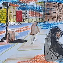 Sketching urbano: dibuja tu ciudad en movimiento Ein Projekt aus dem Bereich Architektonische Illustration, Zeichnung, Traditionelle Illustration, Sketchbook, Skizzenentwurf und Aquarellmalerei von Evelin Micaela Herrera - 19.01.2025