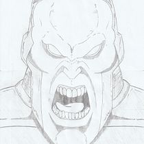 Justice League vs. Mongul. Un projet de B, e dessinée, Illustration traditionnelle, Dessin au cra, on, Conception de personnages, Dessin , et Narration de Jorge Vasconcelos - 19.01.2025