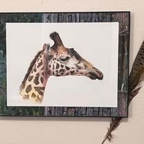 Realistic wildlife Project giraffe. Fine Arts, Naturalistic Illustration, Painting, and Watercolor Painting project by Marilyn Allen - 01.20.2025