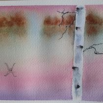 Matin calme Ein Projekt aus dem Bereich Bildende Künste, Malerei und Aquarellmalerei von Marie Helene Reg - 20.01.2025