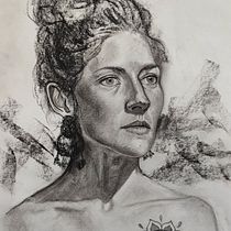 SUEÑOS. Fine Arts, Drawing, Portrait Drawing, Realistic Drawing, and Traditional illustration project by Rafael Sierra - 01.22.2025