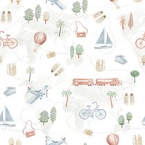 Travel Print Ein Projekt aus dem Bereich Design, Prägung, Traditionelle Illustration und Musterdesign von mariana - 22.01.2025