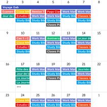 Calendar . Un projet de Conseil créatif, Gestion de la conception, Gestion et productivité , et Marketing de manuelacorredor - 23.01.2025