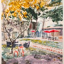 'invierno' [ acuarela | watercolour — 23 de Enero, 2025] by.por #ilustrArístides = #DesignGetstheBESTofMe (:. Sketching, Drawing, Traditional illustration, Architectural Illustration, Watercolor Painting, and Sketchbook project by ilustrArístides - 01.23.2025