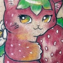 Gato full colores. Tattoo Design project by Pedro Moreira salazar - 01.25.2025