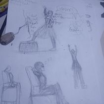 Poses. Un proyecto de Bellas Artes, Dibujo, Dibujo a lápiz, Dibujo realista, Dibujo anatómico y Bocetado de juana_isabel_tj - 28.01.2025