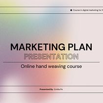 Digitial Marketing action plan for a weaving course. Projekt z dziedziny Marketing treści, Marketing c, frow, Marketing na Facebooku, Growth Marketing, Marketing na Instagramie, Marketing, Marketing mobiln i Portale społecznościowe użytkownika Emilia Pawłusz - 28.01.2025