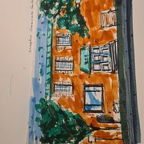 First drawing Ein Projekt aus dem Bereich Architektonische Illustration, Zeichnung, Illustration mit Tinte, Sketchbook und Skizzenentwurf von vanessa_pinheiro - 30.01.2025