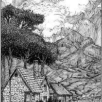 Mi proyecto del curso: Técnicas de entintado para cómic e ilustración. Fine Arts, Comic, Traditional illustration, Painting & Ink Illustration project by Guillermo Arena - 01.30.2025