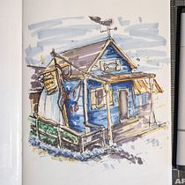 Pen and Marker Illustration Ein Projekt aus dem Bereich Architektonische Illustration, Zeichnung, Illustration mit Tinte, Sketchbook und Skizzenentwurf von Phil C - 30.01.2025