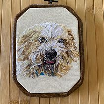 primer bordado de retrato  Ein Projekt aus dem Bereich Stickerei von Florentina Gudiel - 03.02.2025