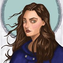 First digital portrait. Een project van Ontwerp van personages, Digitale tekening, Digitale illustratie y  Digitaal schilderij van katharina_mellis - 06.02.2025