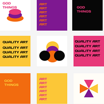 Quality Art. Un progetto di Br, ing, Br, identit, Design, Design di loghi, Graphic design, Design tipografico e Tipografia di Clara Major - 06.02.2025