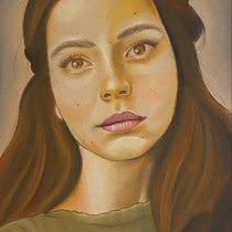 Red Head. Un progetto di Illustrazione tradizionale, Belle arti, Disegno, Disegno a matita, Disegno di ritratti, Disegno realistico e Disegno artistico di Shawn - 07.02.2025