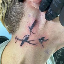 Three Little Birds. Un progetto di Design di tatuaggi di Adriel Osório - 07.02.2025
