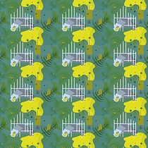 My project for course: Illustrated pattern design: Eye catching vector illustrations. Projekt z dziedziny Projektowanie graficzne, Trad, c, jna ilustracja, Pattern design i Grafika wektorowa użytkownika Ana Correia - 10.02.2025