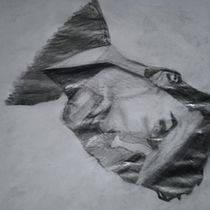 Mi proceso: A mí la verdad me pareció un poco aburrido porque explicaba mucho, pero en general aprendí bastante y la verdad que me gustó. Un projet de Dessin artistique, Dessin de portrait , et Dessin réaliste de fabioroland1971 - 10.02.2025