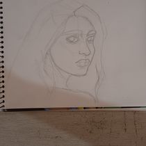 Caderno de retratos: explore o rosto humano: projeto final. Artistic Drawing, Drawing, Portrait Drawing, Sketchbook, and Sketching project by Arthur Vital Maximo - 02.11.2025