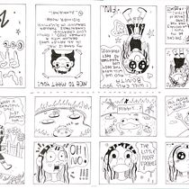 Mini Zine Comic. Un projet de B, e dessinée, Dessin, Illustration traditionnelle, Illustration à l'encre, Dessin au cra , et on de Mei Lazarov - 12.02.2025