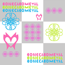 bonecadometal. Un progetto di Br, ing, Br, identit, Design, Design di loghi, Graphic design, Design tipografico e Tipografia di bonecadometal - 12.02.2025