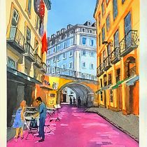 Architectural Watercolour Final Project. Sketching, Drawing, Traditional illustration, Architectural Illustration, Watercolor Painting, and Sketchbook project by Tony Sevilla - 02.13.2025