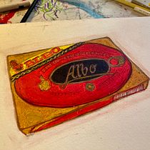 dans ma cuisine. Artes plásticas, Desenho, Desenho a lápis e Ilustração tradicional projeto de erika serlooten - 14.02.2025
