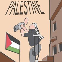 Poster sobre a Liberdade Pela Palestina. Un progetto di Br, ing, Br, identit, Design, Design di loghi, Graphic design, Design tipografico e Tipografia di Daniel Nascimento - 14.02.2025