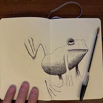 Sketchbook Bic ballonpoint. Desenho, Ilustração com tinta, Sketchbook, e Esboçado projeto de Milenko Scepanovic - 16.02.2025